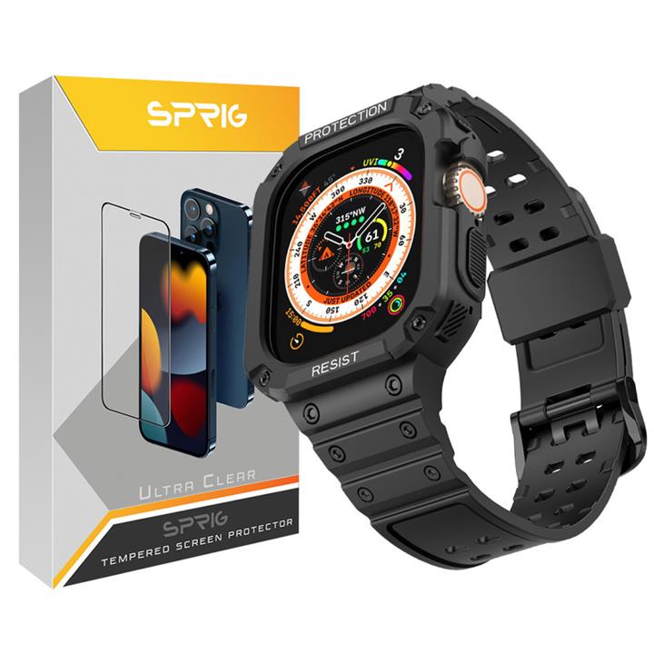 بند اسپریگ مدل G-Shock مناسب برای اپل واچ Ultra 49 میلیمتری sprig G-Shock model strap suitable for Apple Watch Ultra 49 mm